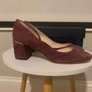 Cole Haan Dusty Maroon Block Heels